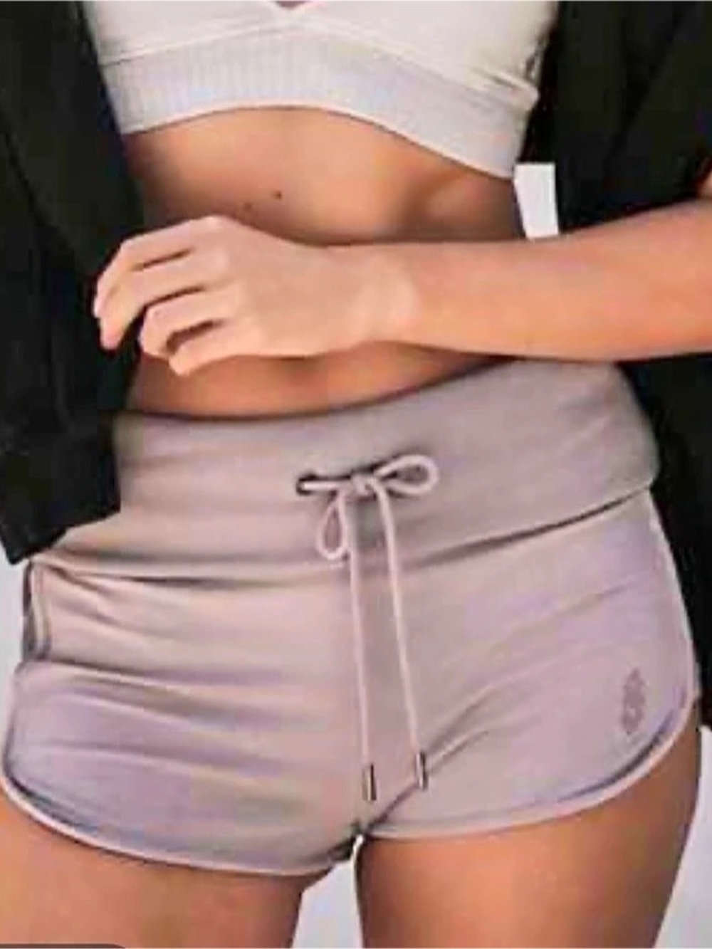 FP Movement Tighten Up Foldover Shorts Gray